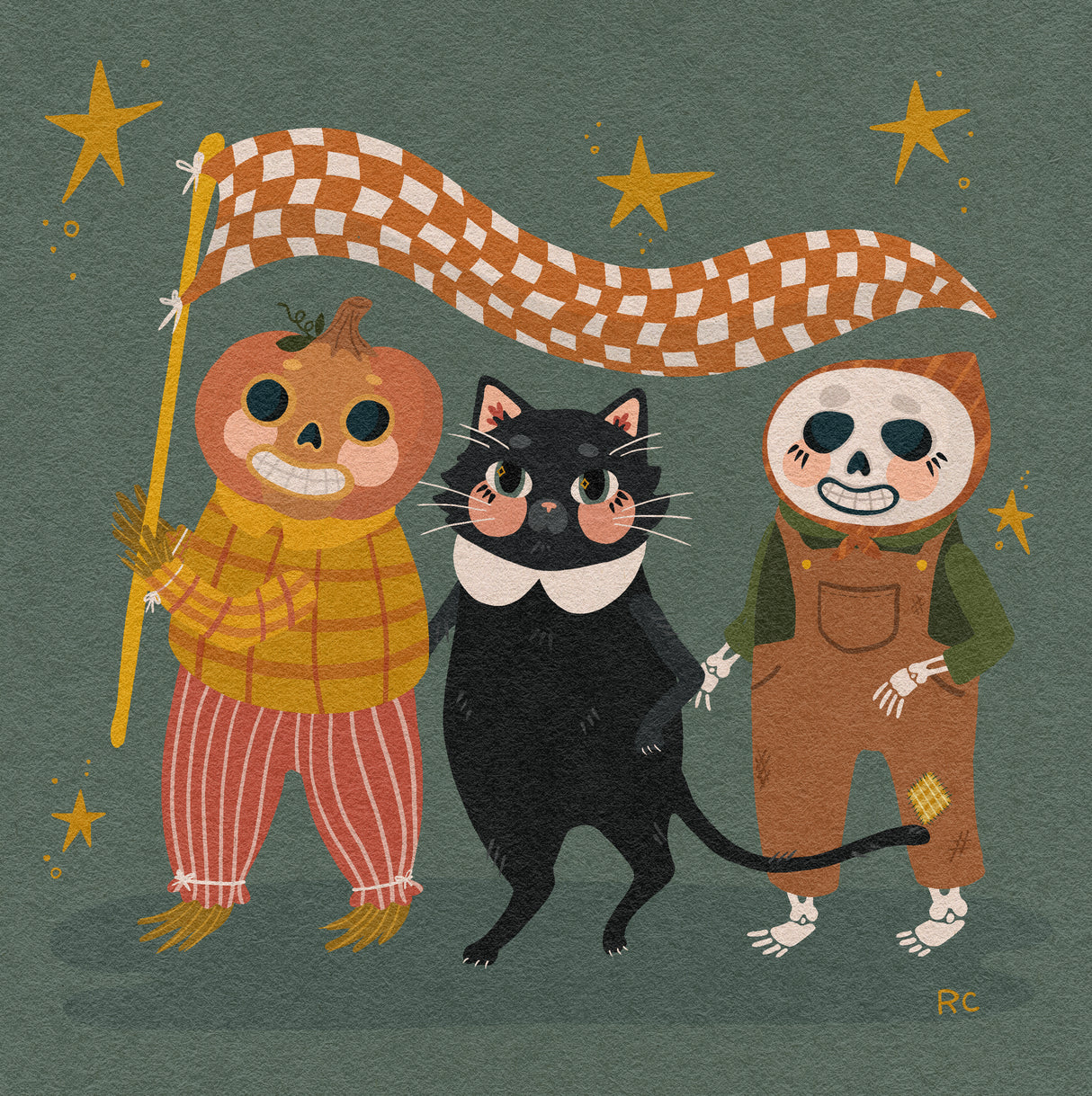 Halloween Parade Print | Rachele Cromer