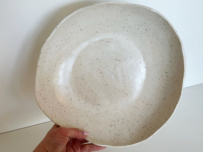 Off White Speckled Bowl | KH Pottery