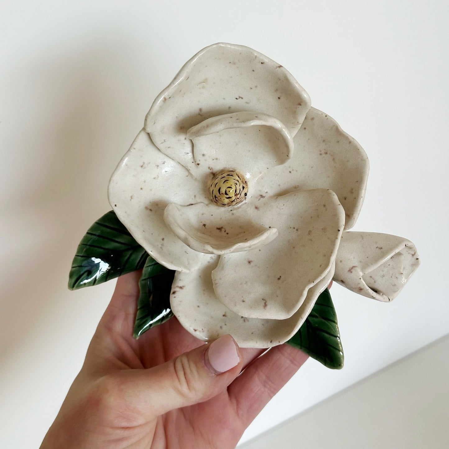 Magnolia Wall Flower | KH Pottery