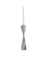 Tulip Candlestick Holders in Hydrangea Blue