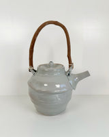 Pale Blue Gray Stoneware Teapot | Lowell Baker