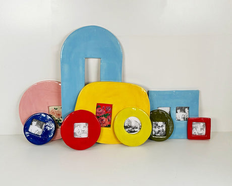 Colorful Ceramic Photo Frames | Madeleine Schmidt