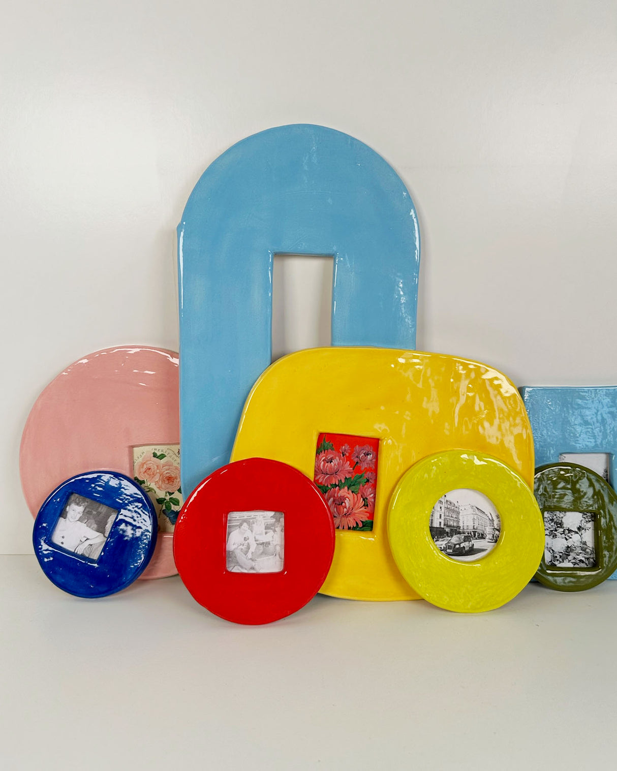 Colorful Ceramic Photo Frames | Madeleine Schmidt