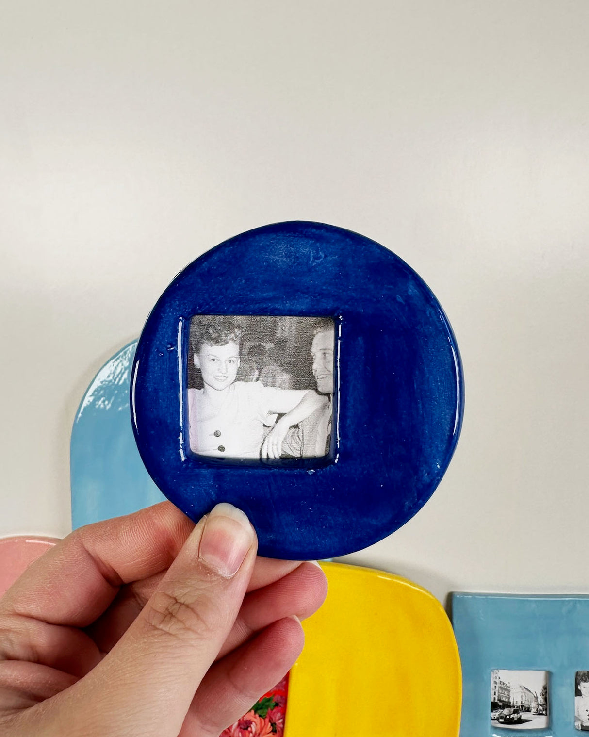 Colorful Ceramic Photo Frames | Madeleine Schmidt
