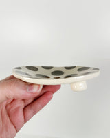 Polka Dot Ceramic Soap Dishes- Oval | Terra Clay Co.
