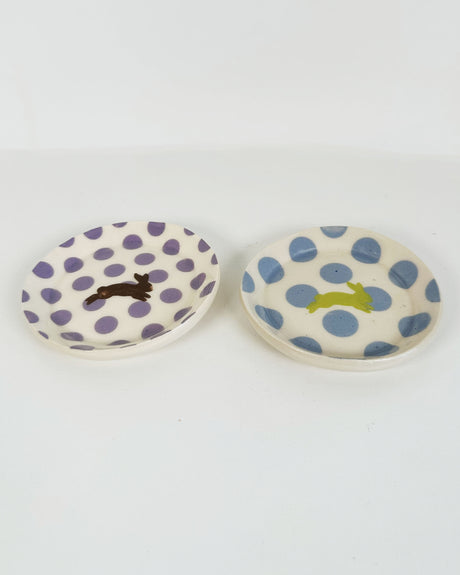 Sprinting Rabbit Ceramic Ring Dishes | Terra Clay Co.