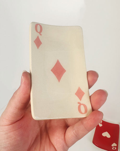 Playing Card Ceramic Ring Dishes | Terra Clay Co.