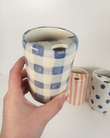 Vibrant Patterned Ceramic Travel Mugs | Terra Clay Co.
