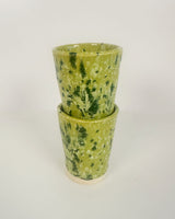 Lime Speckles Mini Tumblers/Shot Glasses | Jessica Walker