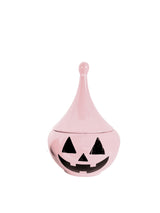 Jack-O'-Lantern Teardrop Jar in Pink Cadillac