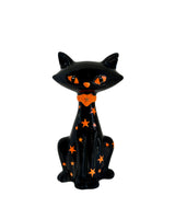 Mid Mod Ceramic Halloween Cat