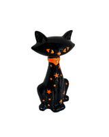 Mid Mod Ceramic Halloween Cat