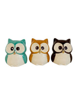 Cozy Fall Ceramic Owls featuring 22k Gold