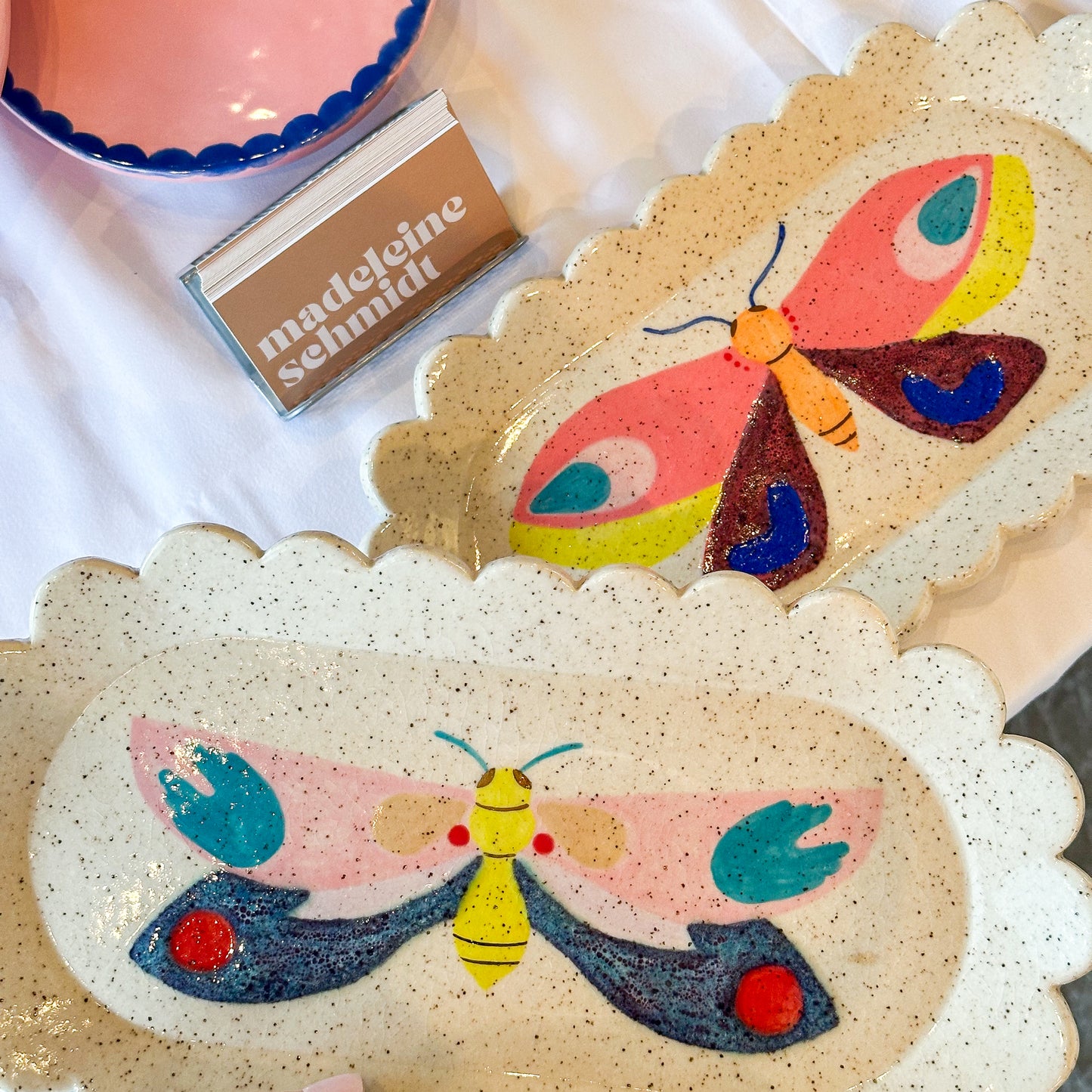 Butterfly Scalloped Tray | Madeleine Schmidt