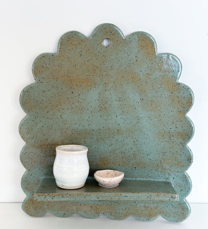 Green Scalloped Altar | Madeleine Schmidt