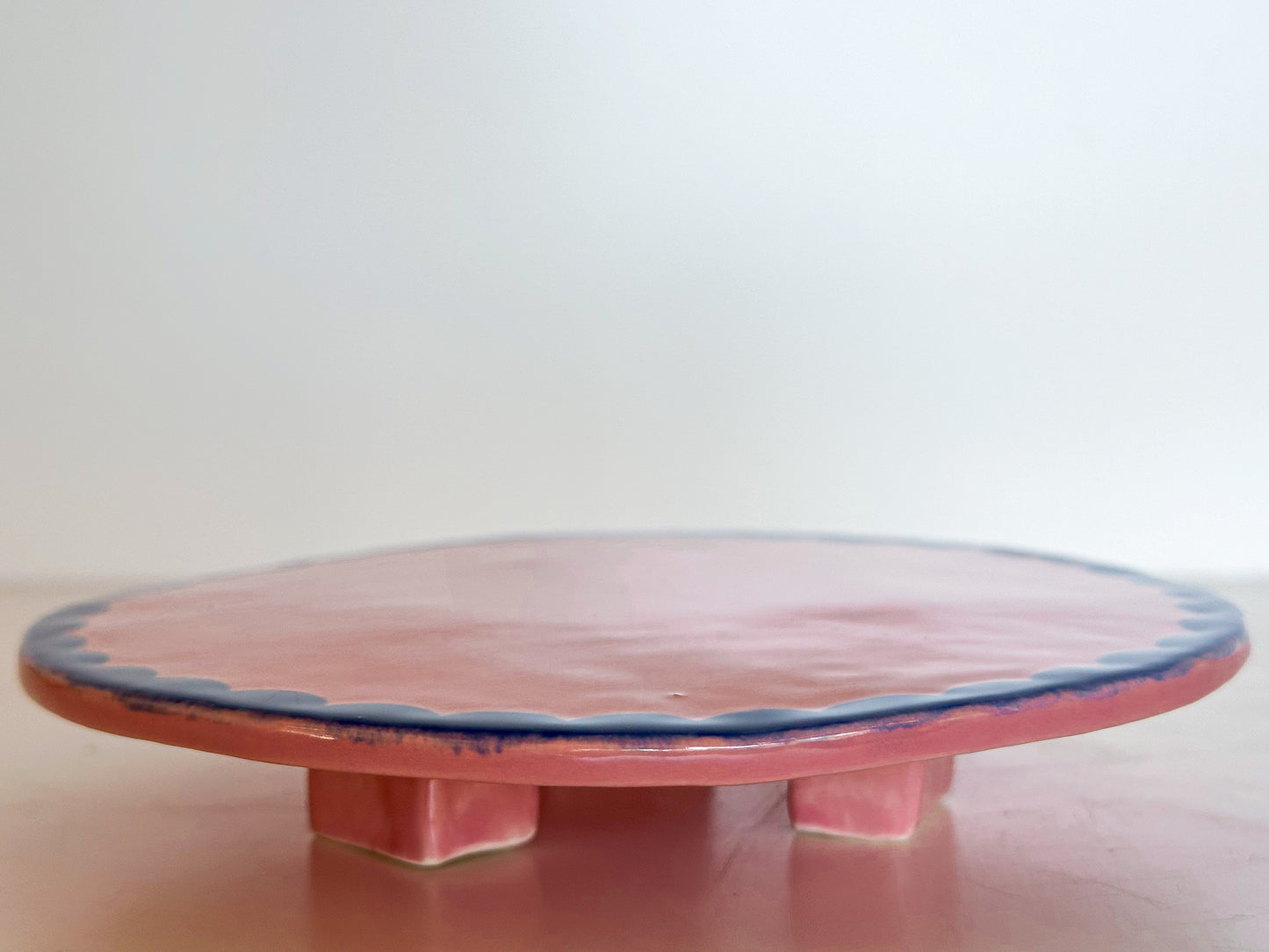 Pink Pedestal Stands | Madeleine Schmidt