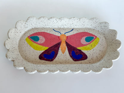 Butterfly Scalloped Tray | Madeleine Schmidt