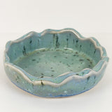 Textured Edge Turquoise Speckled Dish | Katie Brown