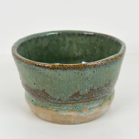 Small Trinket Bowl Featuring Metallic Green Glaze | Bunnyfoot Pottery