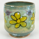 Handpainted Stoneware Floral Vase | Bunnyfoot Pottery