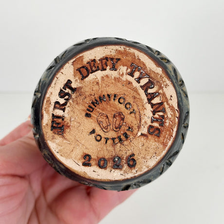 First Defy Tyrants Protest Cup | Bunnyfoot Pottery