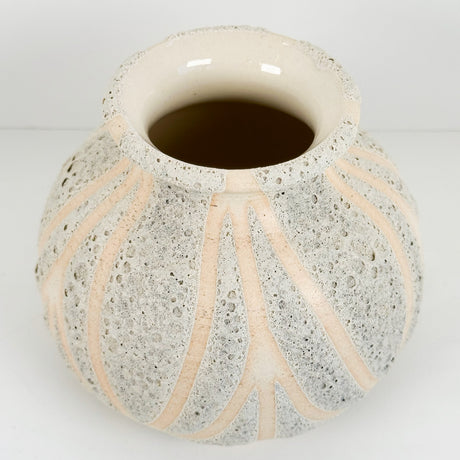 Classically Shaped Vase with Moon Texture | Danny Aguirre