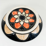 Extra Small Carved Monarch Shallow Plate | Cindy Walker Davidson