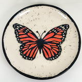 Monarch Butterfly Shallow Plate | Cindy Walker Davidson