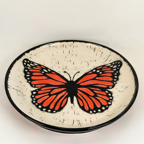 Large Monarch Butterfly Plate | Cindy Walker Davidson
