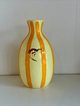 Hearts for Hearing Striped Bud Vase