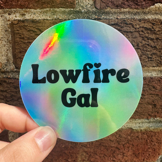 Lowfire Gal Sticker