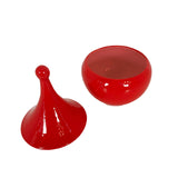 Teardrop Jars in Ruby Red