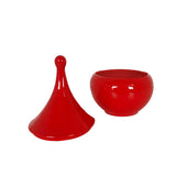 Teardrop Jars in Ruby Red