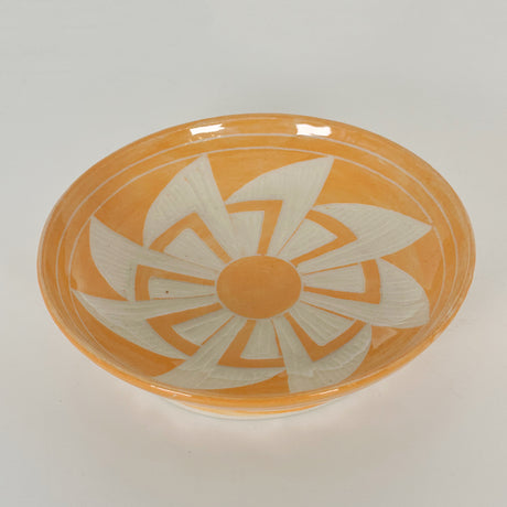Nacho Orange Carved Bowl | Cindy Walker Davidson
