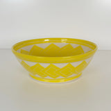 Lemon Yellow Carved Bowl | Cindy Walker Davidson