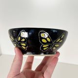 Small Sunflower Butterfly Carved Bowl | Cindy Walker Davidson