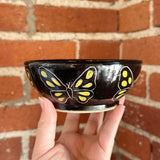 Small Sunflower Butterfly Carved Bowl | Cindy Walker Davidson