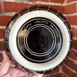 Black Bowl with Carved Fan Pattern | Cindy Walker Davidson