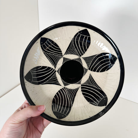 Carved Black Fish Platter | Cindy Walker Davidson