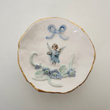 All Blue Angel Dish- featuring vintage artwork | Jessica Walker