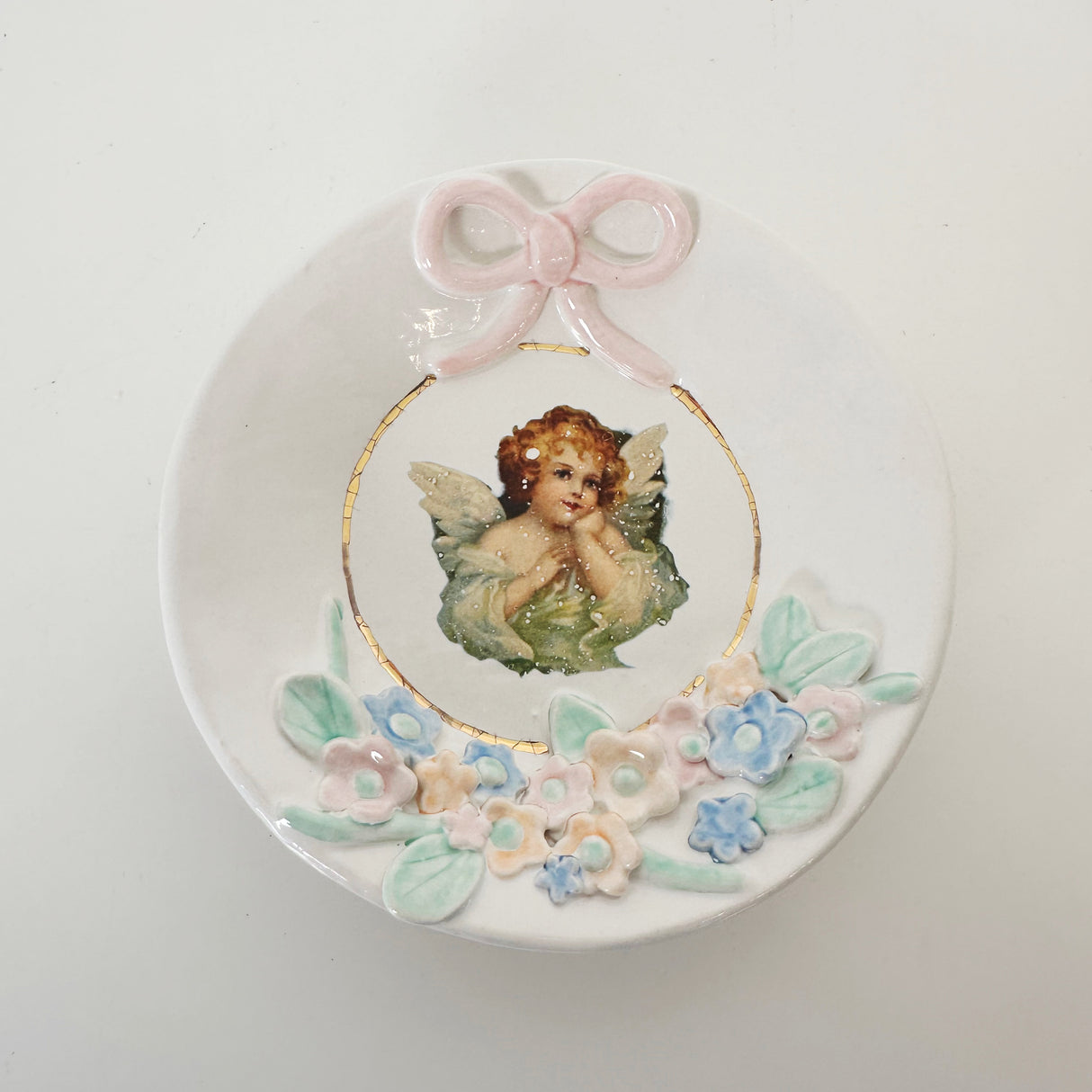Classic Angel Dish A- featuring vintage artwork | Jessica Walker