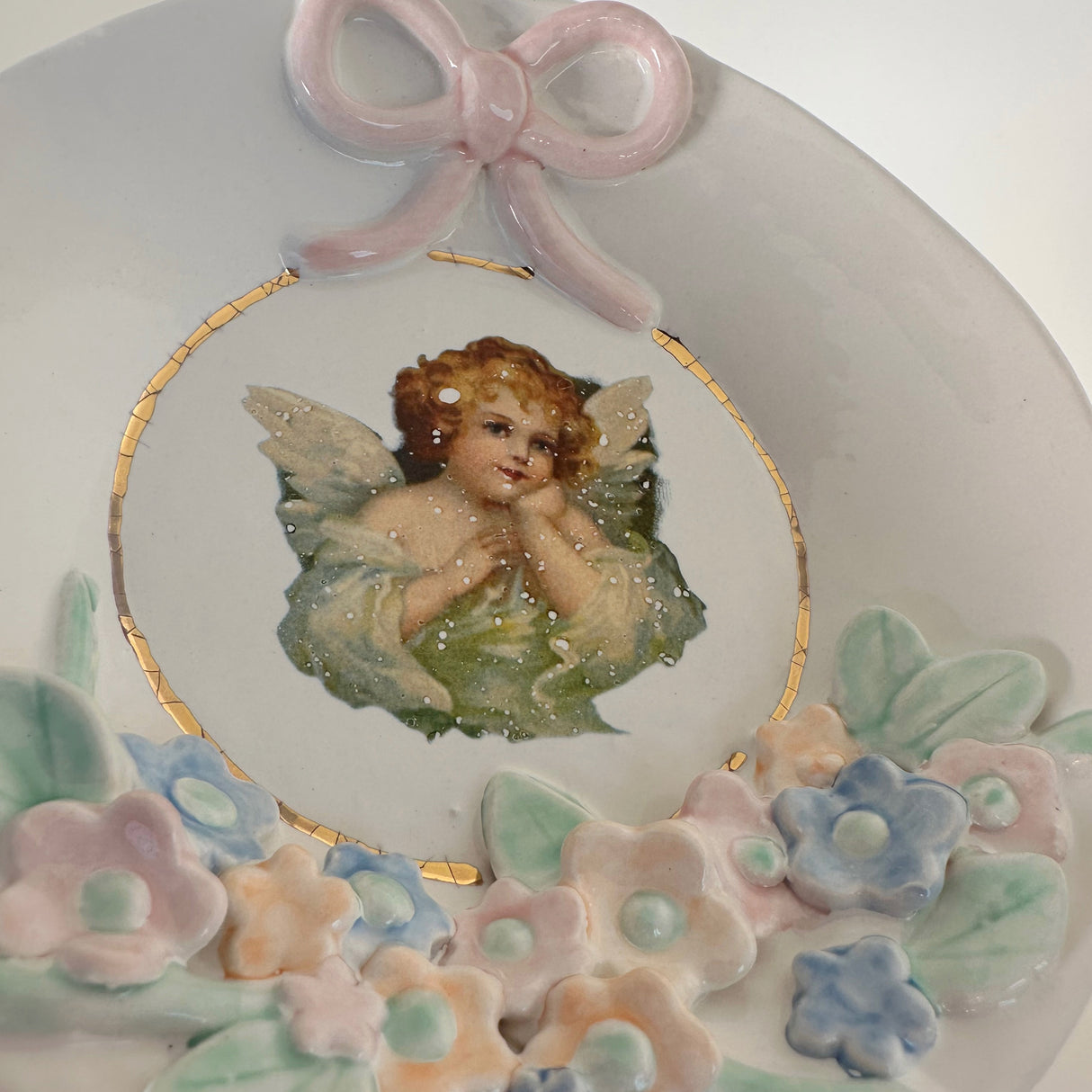 Classic Angel Dish A- featuring vintage artwork | Jessica Walker