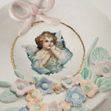 Classic Angel Dish B- featuring vintage artwork | Jessica Walker