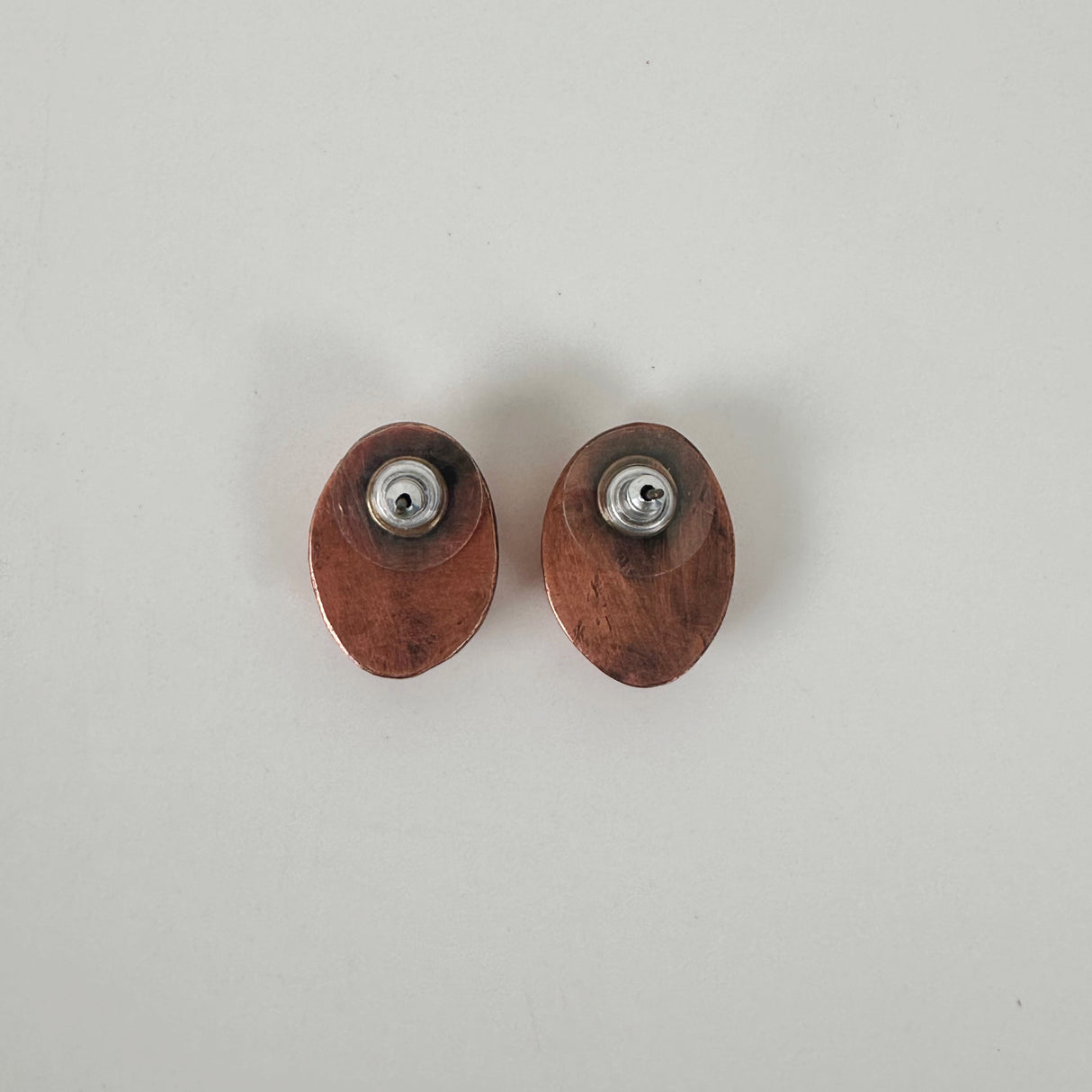 Red Copper Earrings | Little Mouse Clayworks