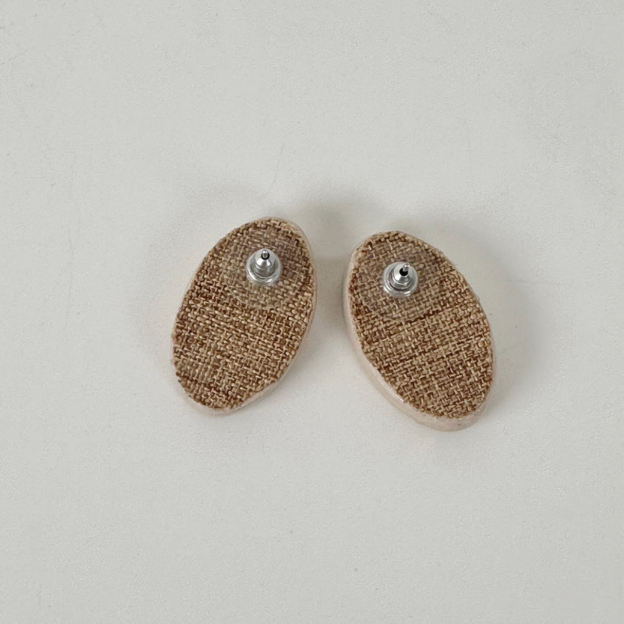 Wood Texture Clay Earrings | Little Mouse Clayworks