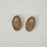 Medium Green Leaf Clay Earrings | Little Mouse Clayworks