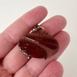 Rich Brown Clay & Copper Necklace | Little Mouse Clayworks