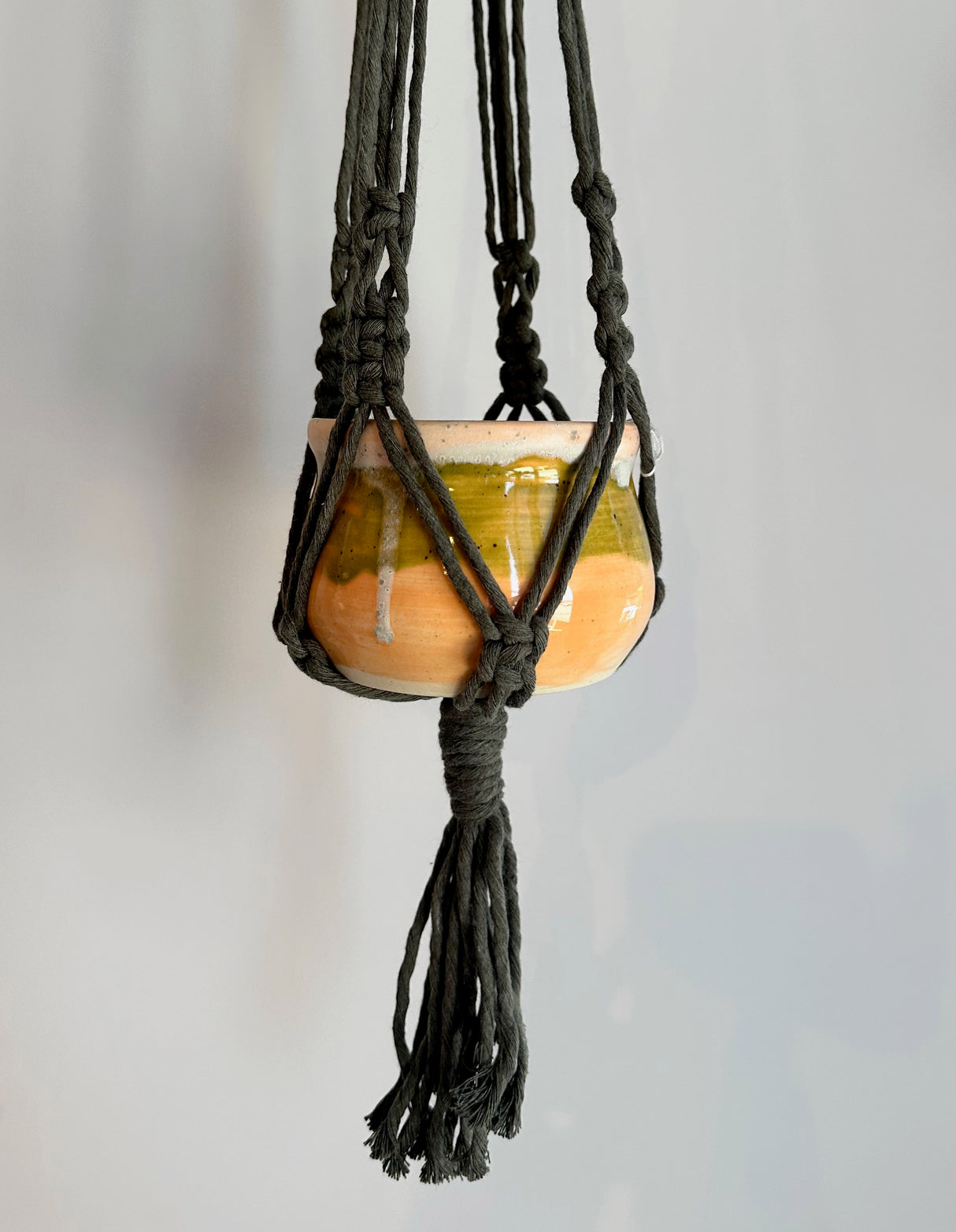 Orange & Green Hanging Planter | Lucinda Meglemre