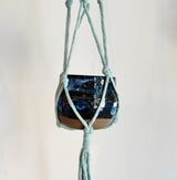 Deep Blue & Aqua Hanging Planter | Lucinda Meglemre