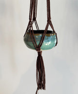 Brown & Blue Hanging Planter | Lucinda Meglemre